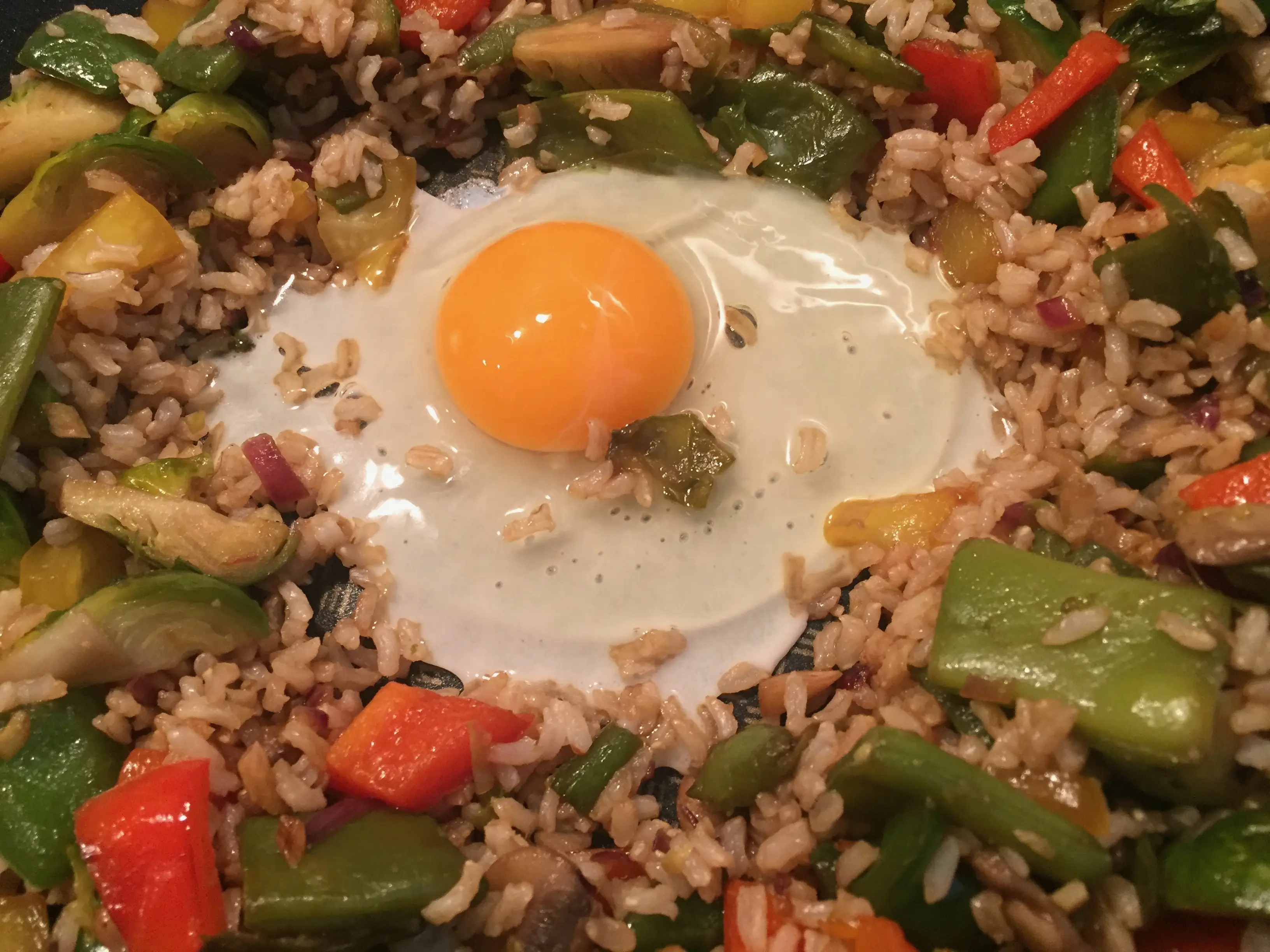 Stir fry in the pan