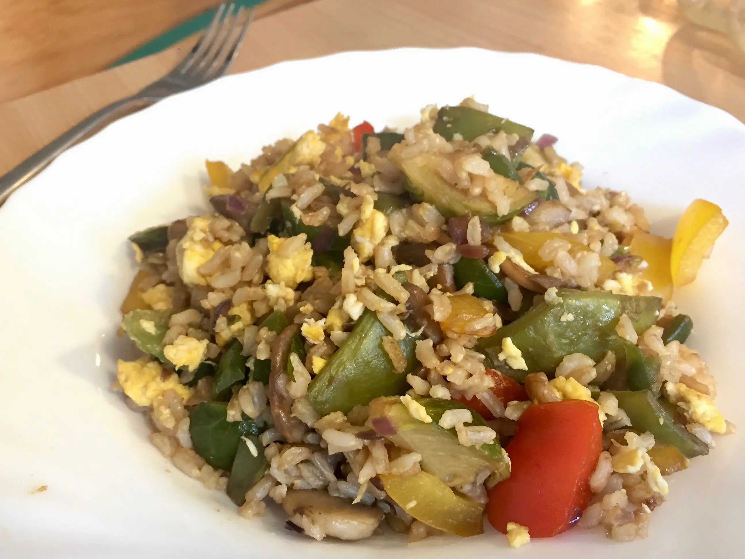 Stir fry in the pan