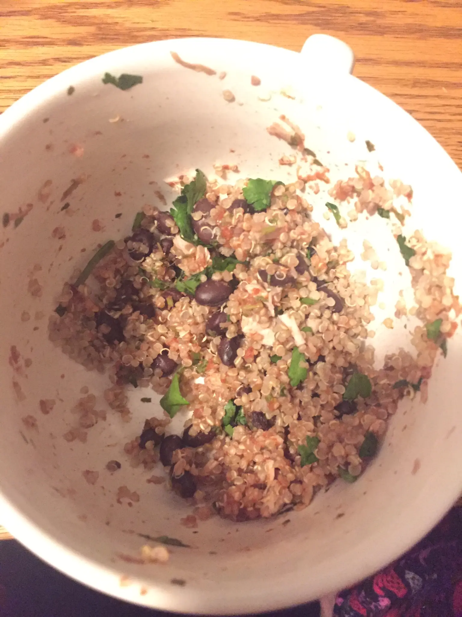 A quinoa bowl