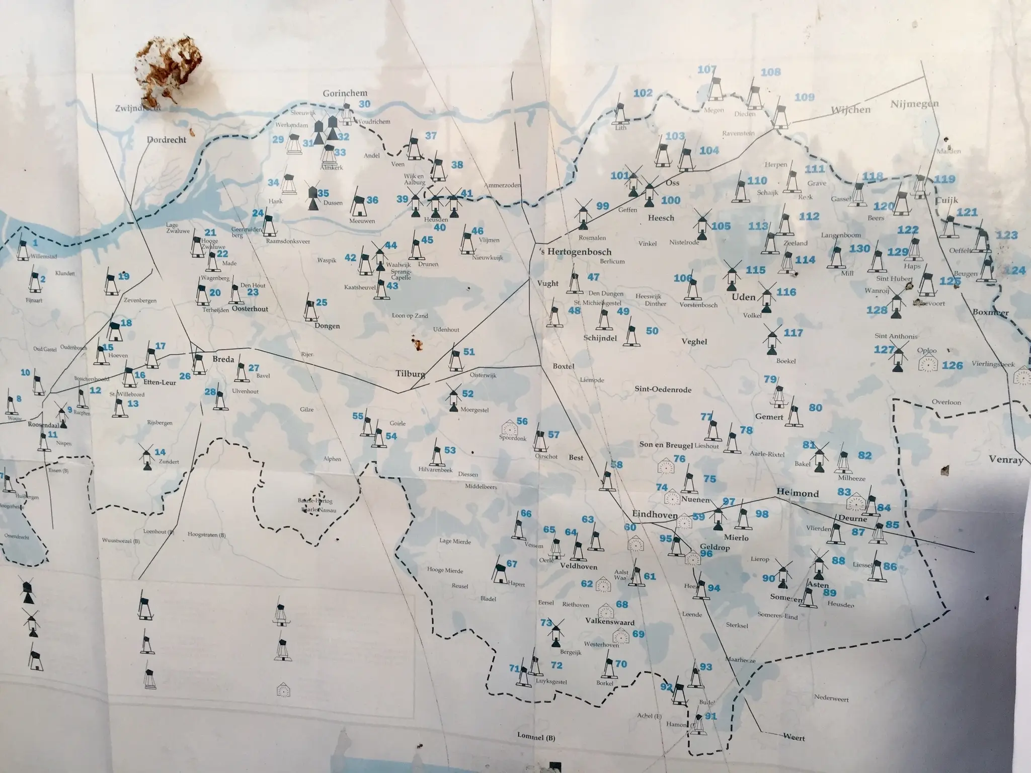 If you want to see every historic windmill in the Netherlands, this is the map