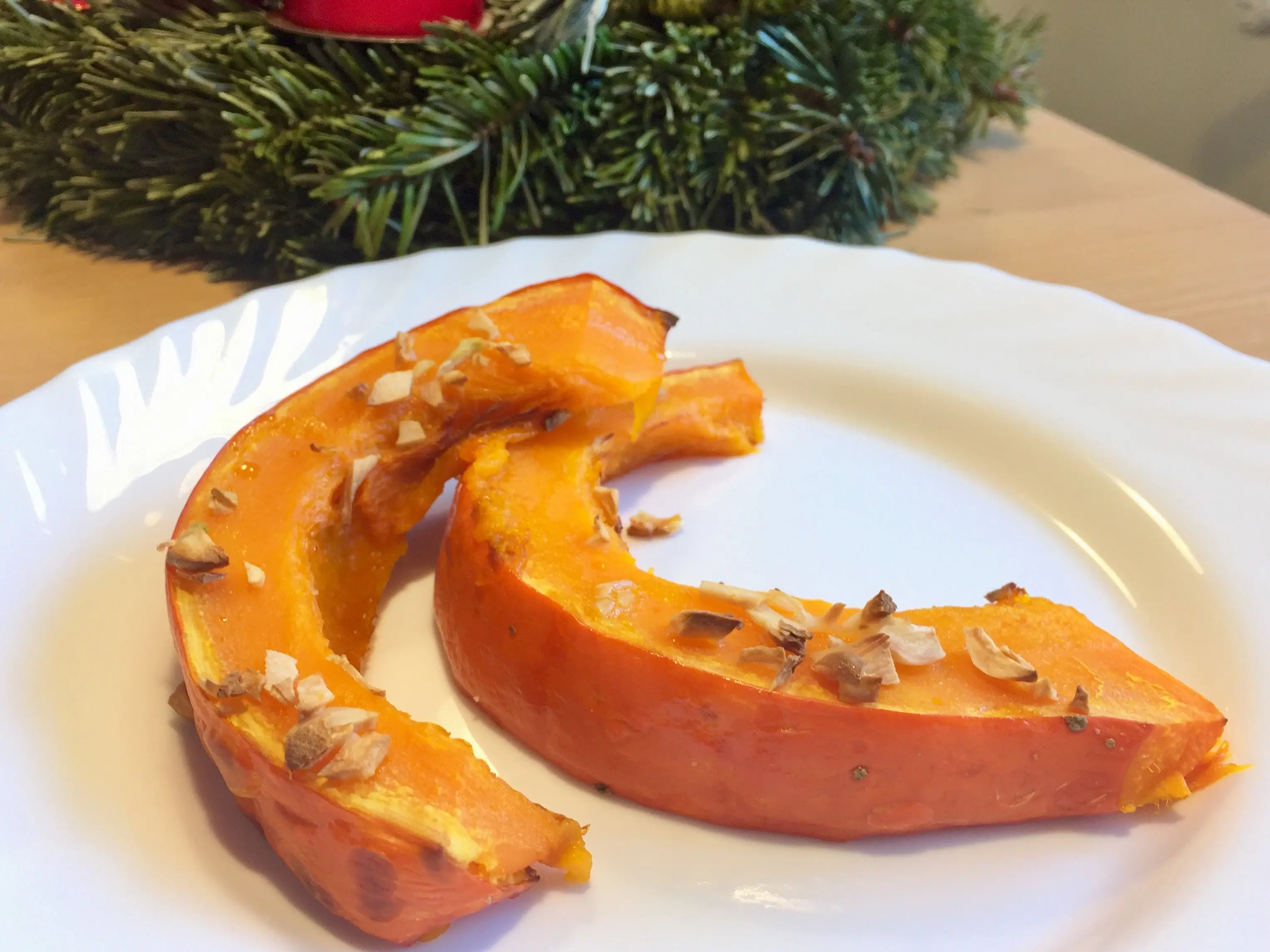 Savory pumpkin slices