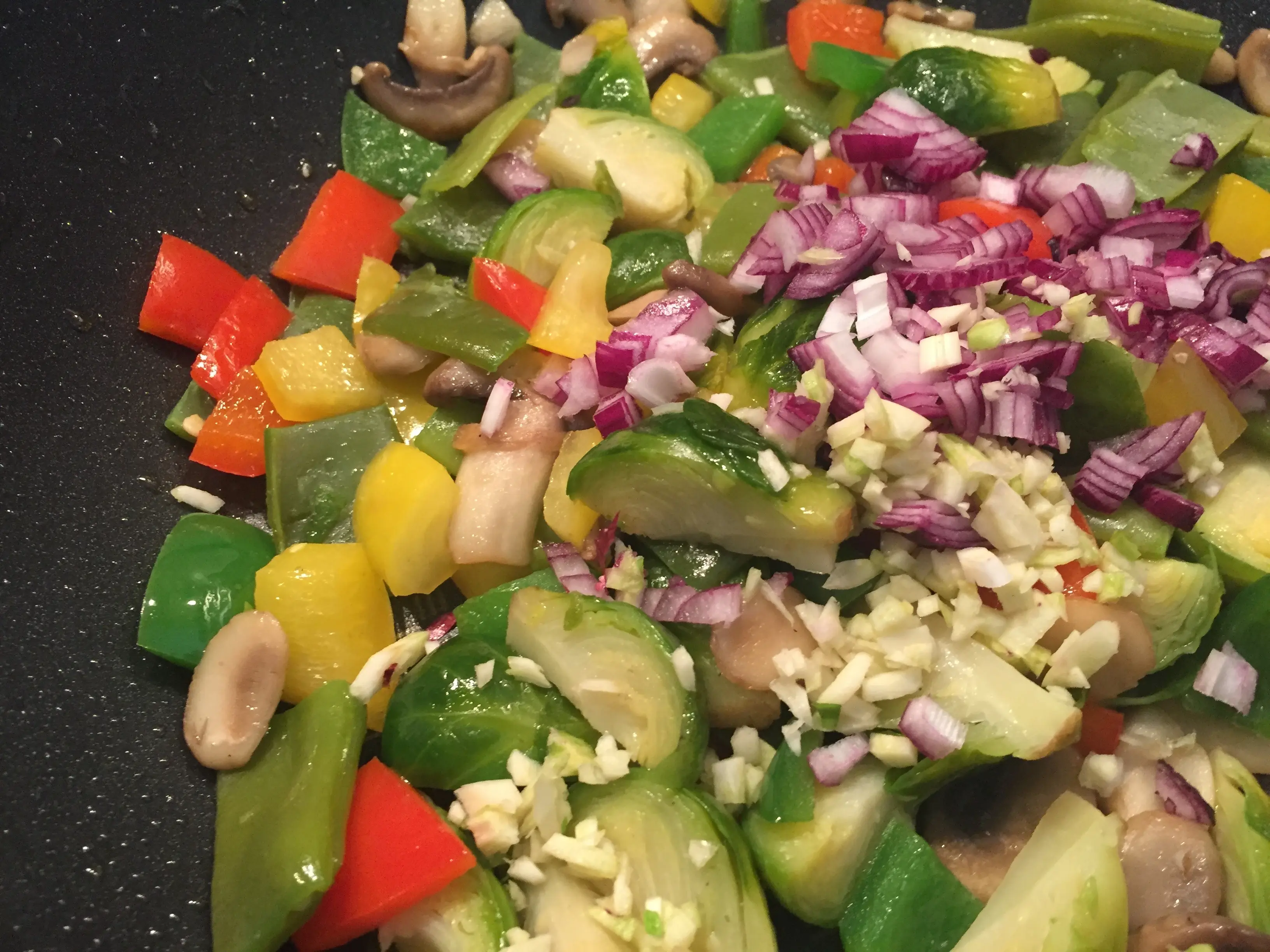 Stir fry in the pan