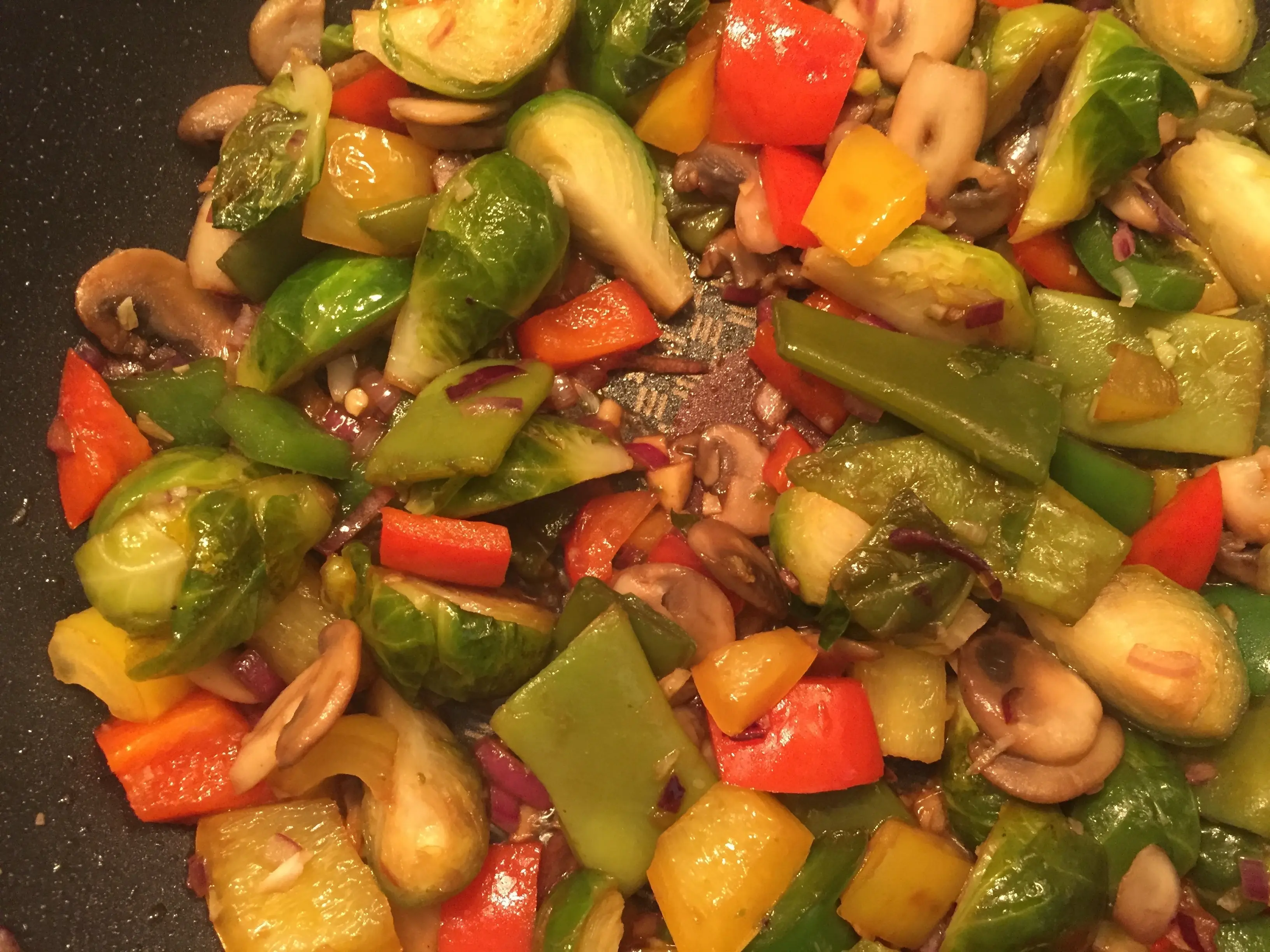 Stir fry in the pan