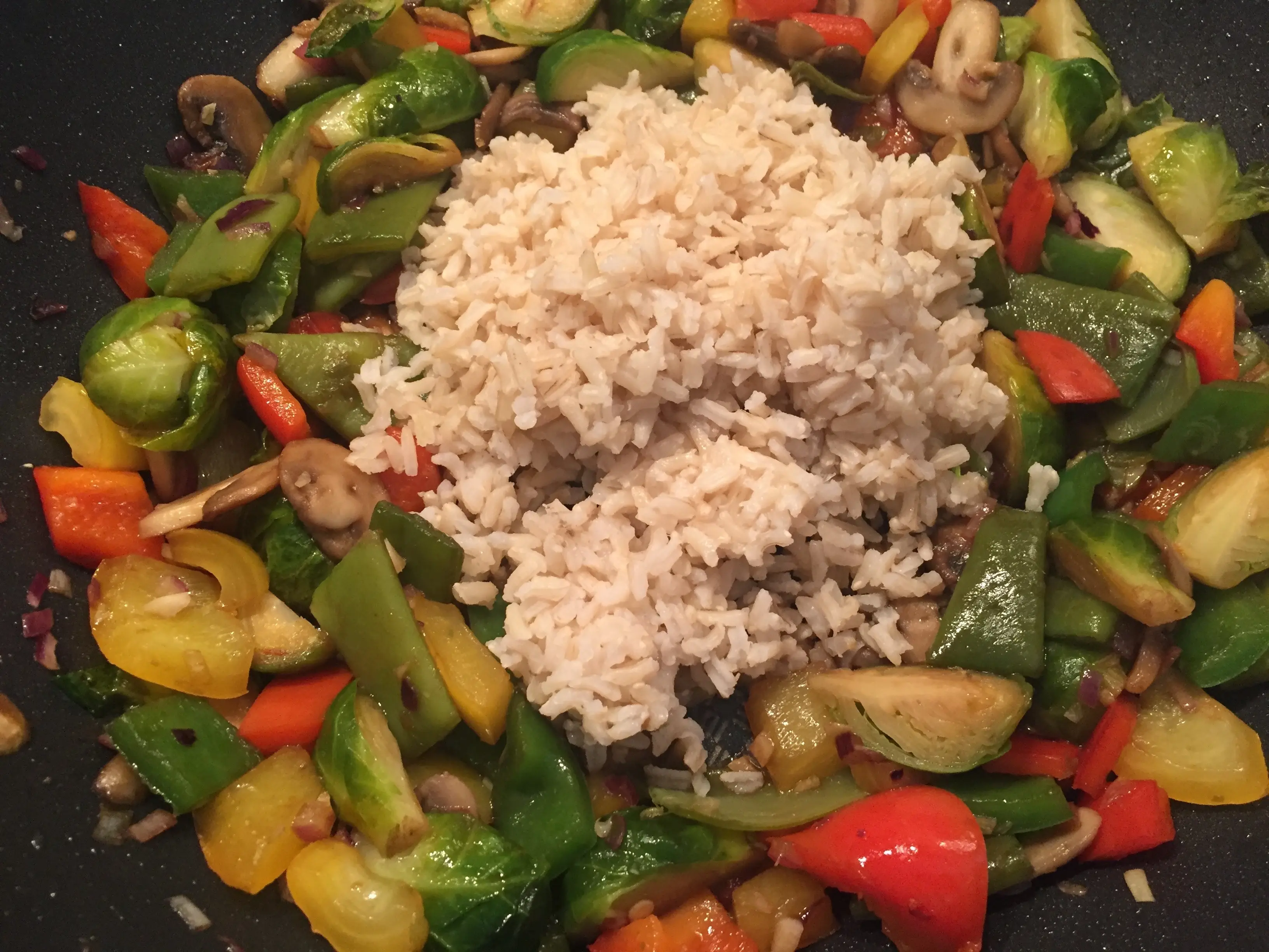 Stir fry in the pan