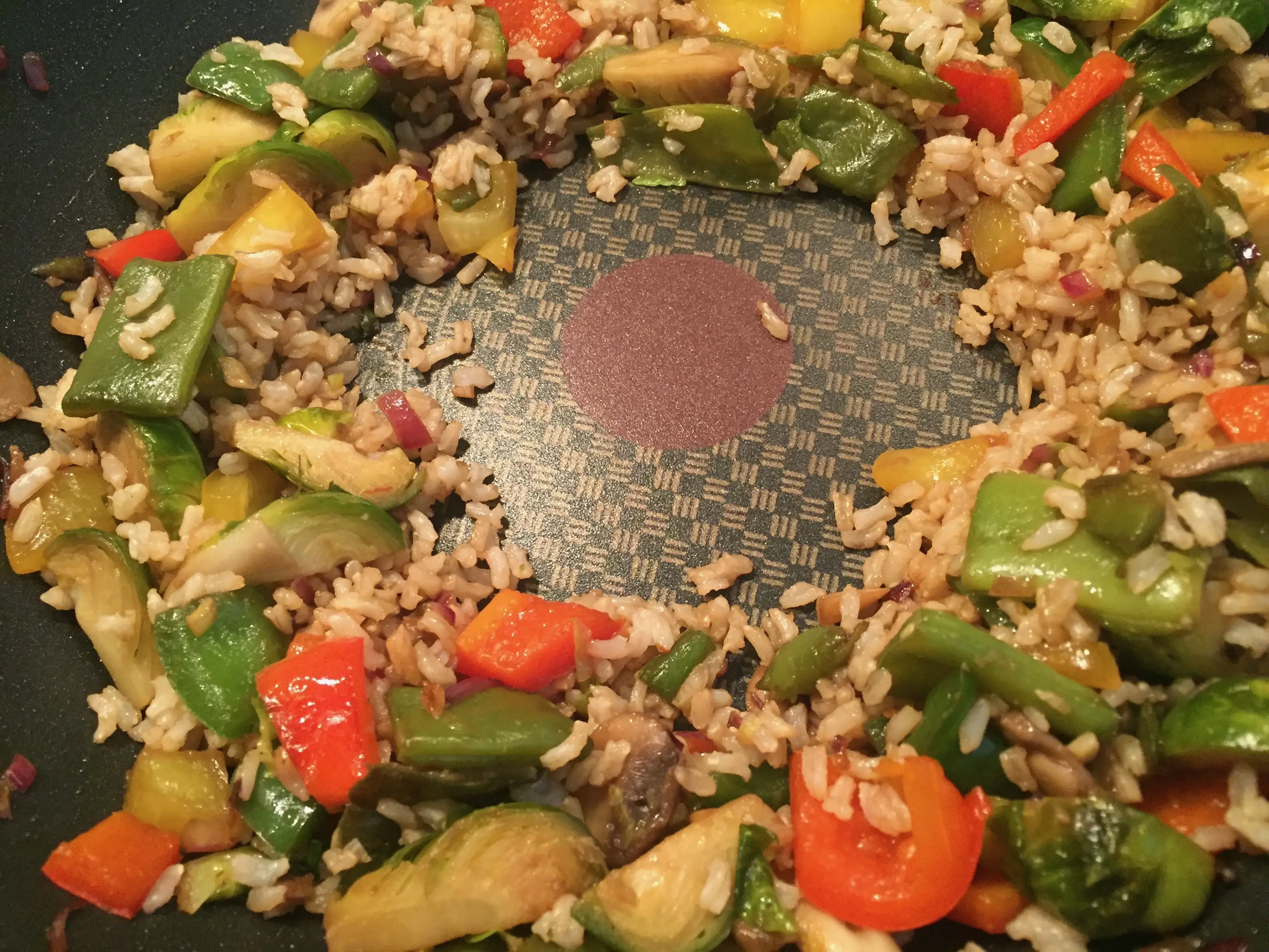 Stir fry in the pan